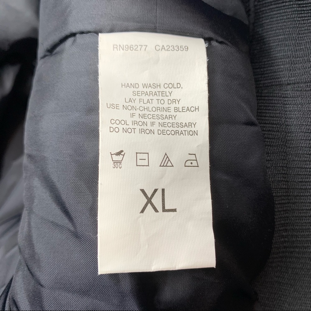 Vans Hooded Winter Parka Jacket Size XL Black - Picture 5 of 6
